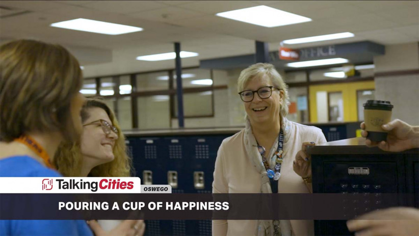 Pouring a Cup of Happiness! The Community Partnering with Local Students to Make a Difference